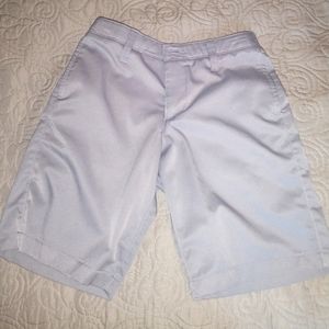 Kids size 8 Under Armour shorts grey